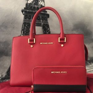 Michael Kors (Lg) Red Selma.